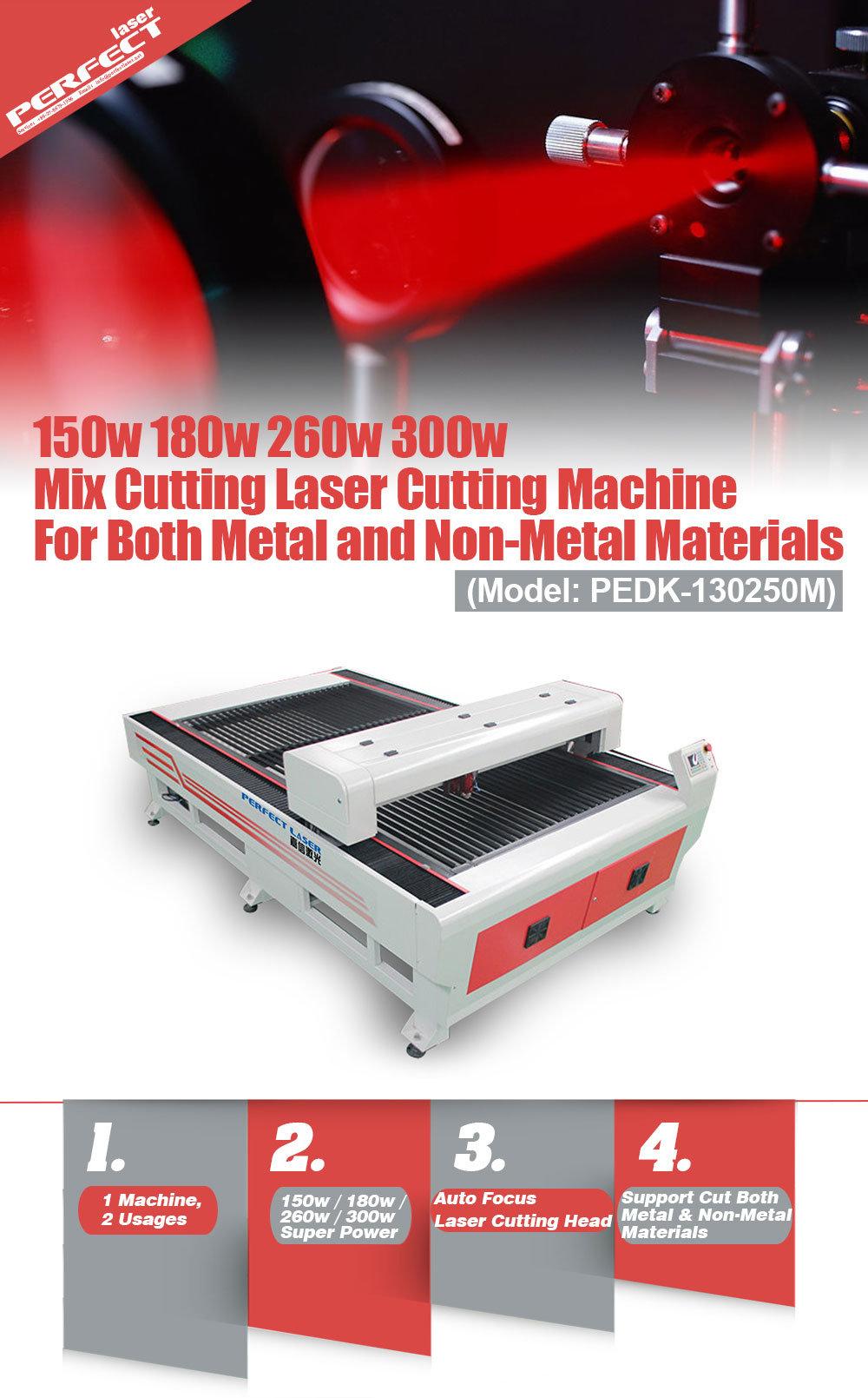 CO2 Laser Cutting Machine for Both Metal and Non-Metal Material