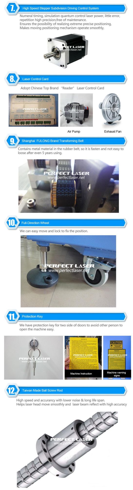 Acrylic 50W-150W Laser Engraving Machine for Non-Metal
