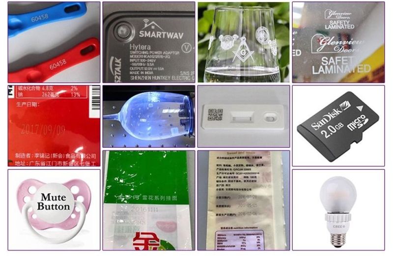 UV 3W 5W 10W Conveyor Flying UV Laser Marking Machine for Engraving Perfumes Glass Plastic