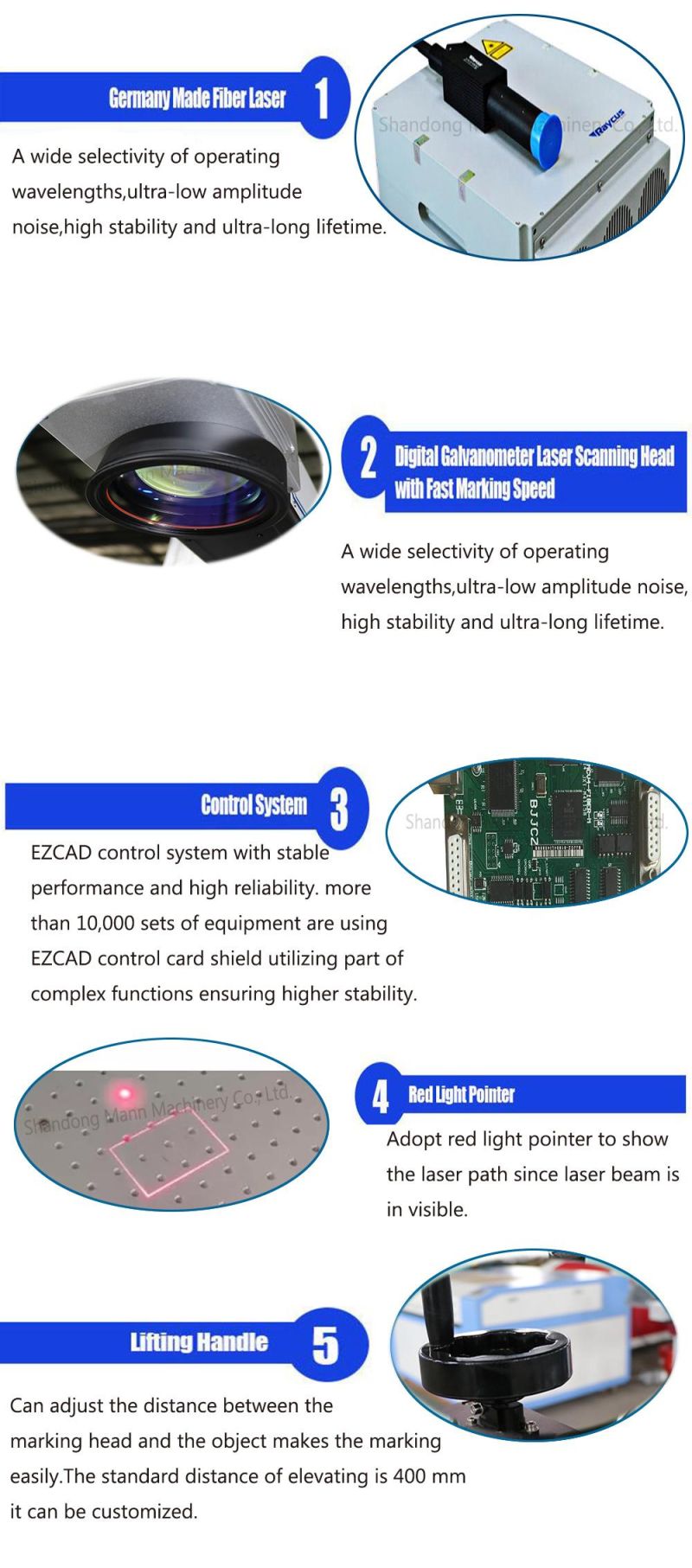 Handheld Fiber Laser Marker Printing Marking Machine for Bearing Metal Marking
