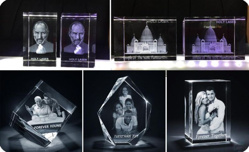 High Frequency 3D Crystal Laser Engraving Machine From Holylaser