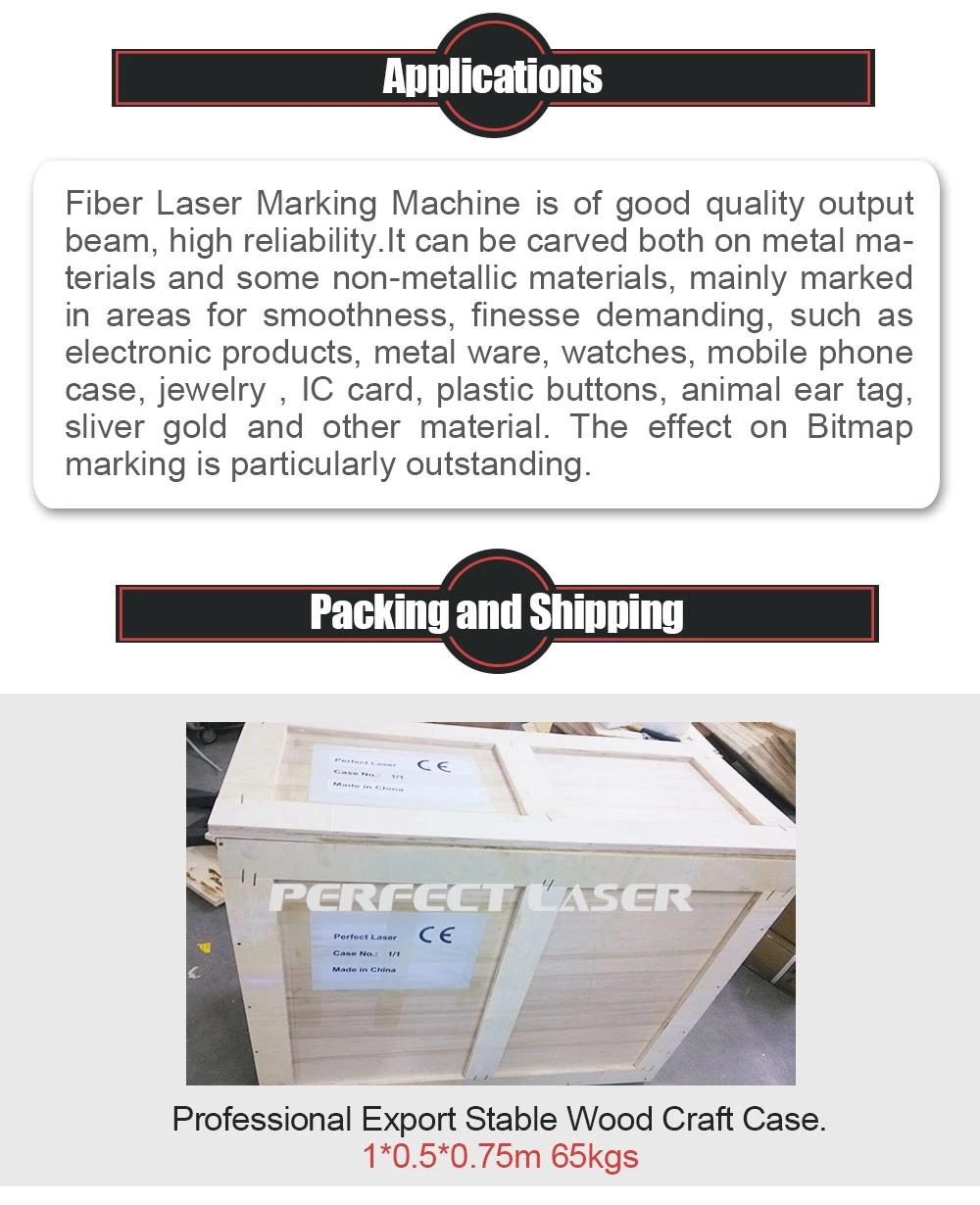 Ipg 20W Portable Fiber Laser Marker Jewelry Rings Marking Machine