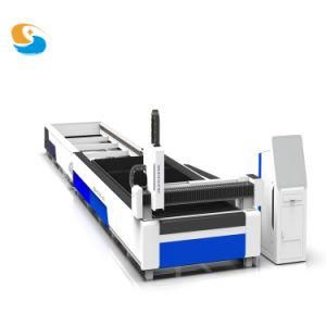 CNC Manufacturing Fiber Laser Cutting Machine with Exchang Table for Metal Steel Sheet Cutting of CS/Ss/Al/Copper