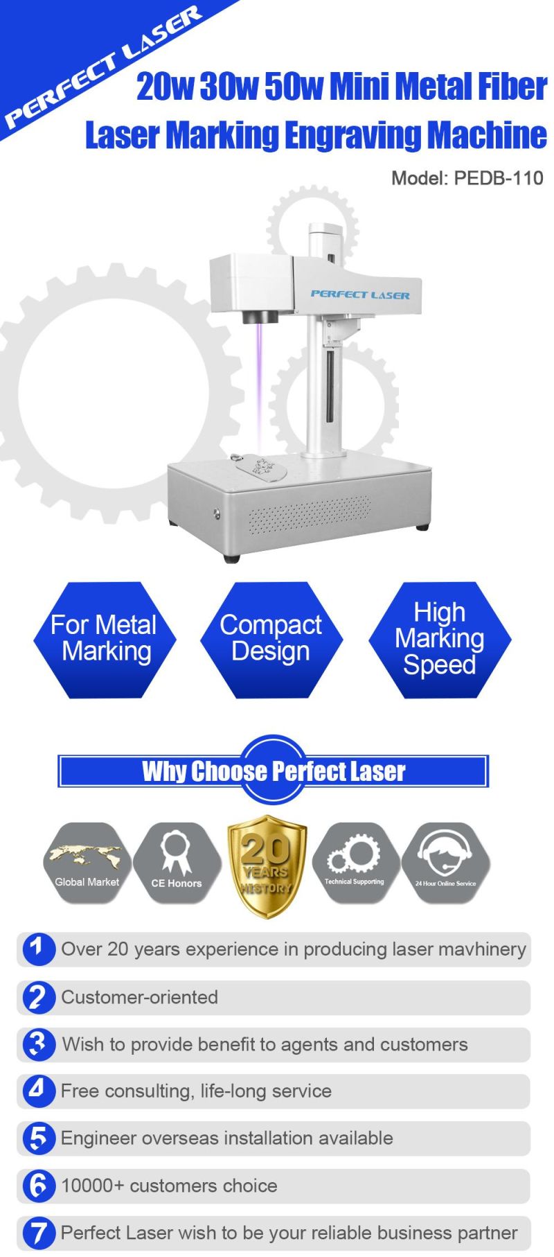 Portable Mini Fiber Laser Marking Machine for Metal Plastic Phone Case Pet Ear Tag