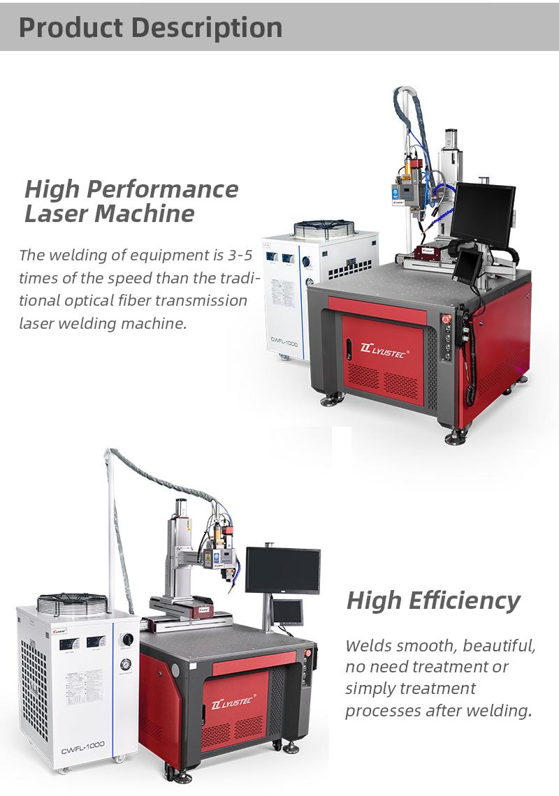 Iron Steel 1000 Watt Welder Lithium Battery Fiber Laser Welding Machine
