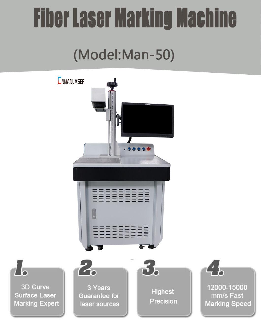 High Speed Fiber Laser Marking/Engraving/Cutting Machine for Gobo/Laser Projectior/Metal/Plastic