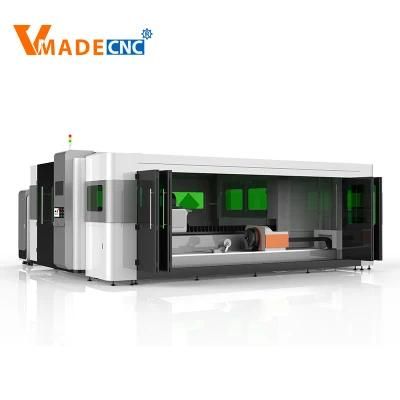 Sheet Metal Plate and Pipe CNC Fiber Laser Cutting Machine for Stainless Steel Tube