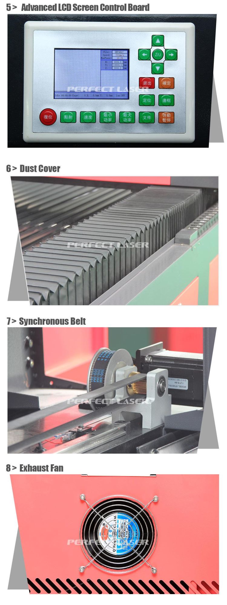 CO2 Laser Cutting Engraving Machine for Fabric/Textile/Acrylic/Wood