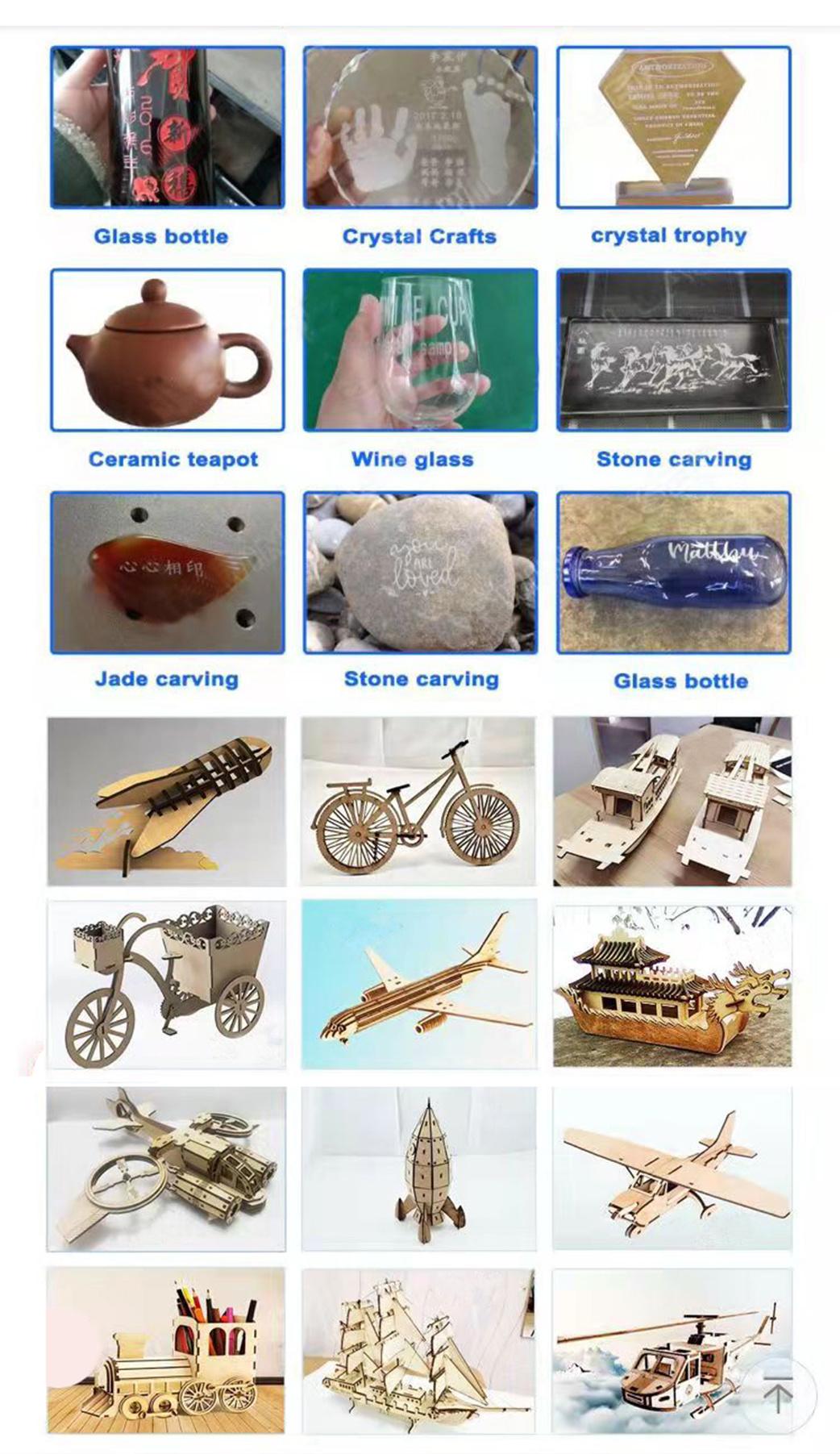 Cheapest CO2 Acrylic Leather Wood Glass Crystal Metal Mini 6040 50W 60W 80W 100W Laser Engraving Machine