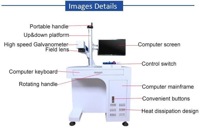 CNC 30W CO2 Wood Paper Package Box No-Metal Laser Marking Machine