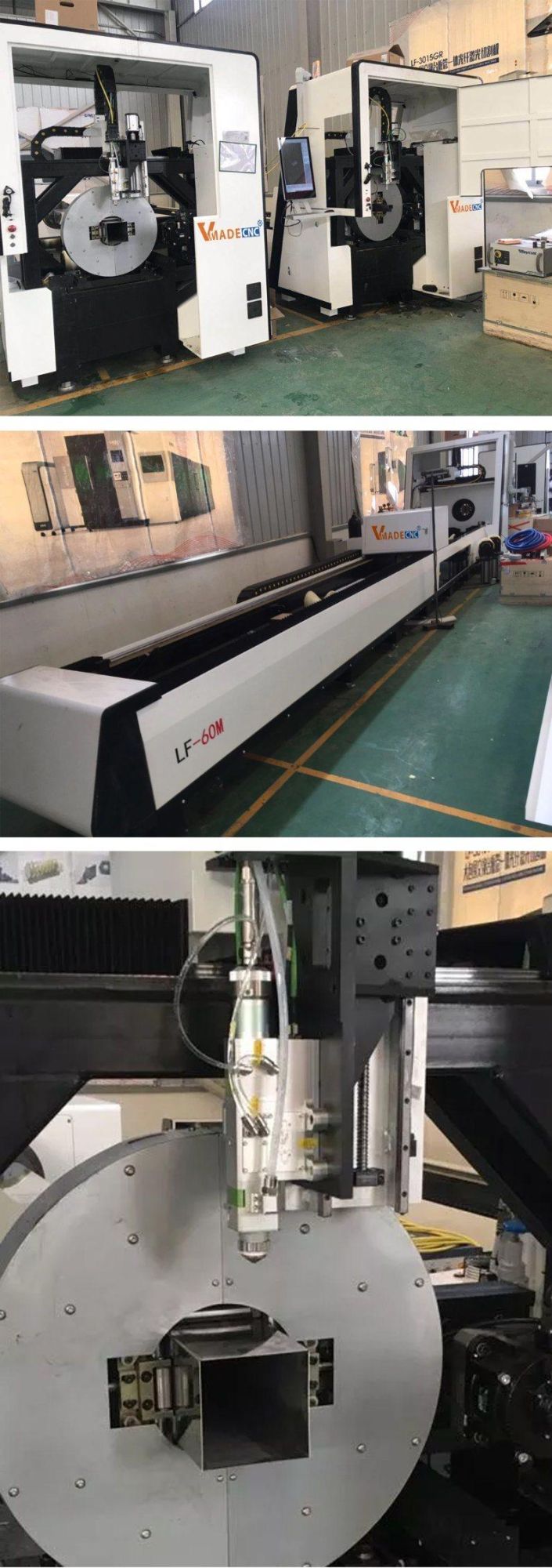 Metal Tube Fabrication Stainless Steel Iron Pipe Laser Cutter with Top Quality 1kw Fiber Laser