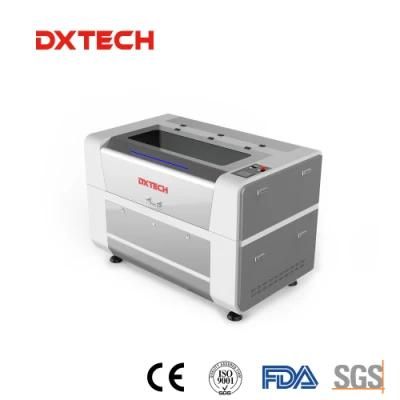 Protective Cover CO2 Laser Engraving and Cutting Machine with 80W/100W/130W for Leather, Cloth, Plastic, Two-Color Board