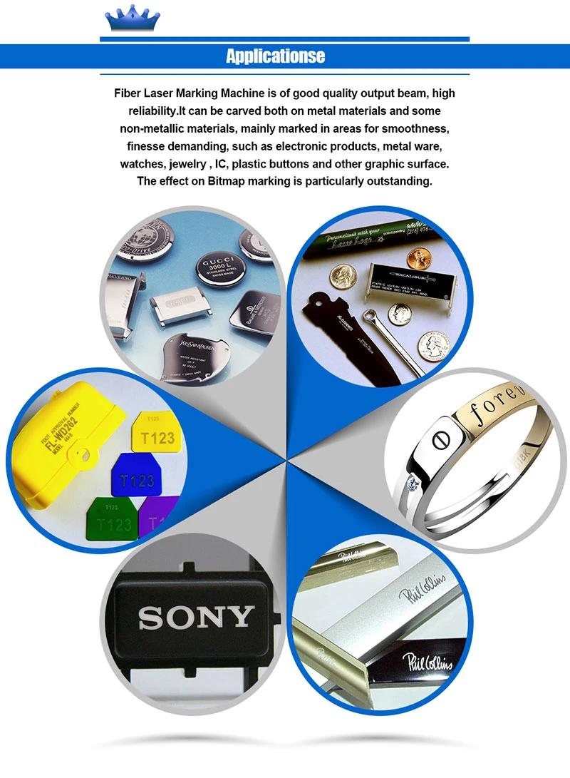 Cell Phone 10W Fiber Laser Marking Machine with Ce