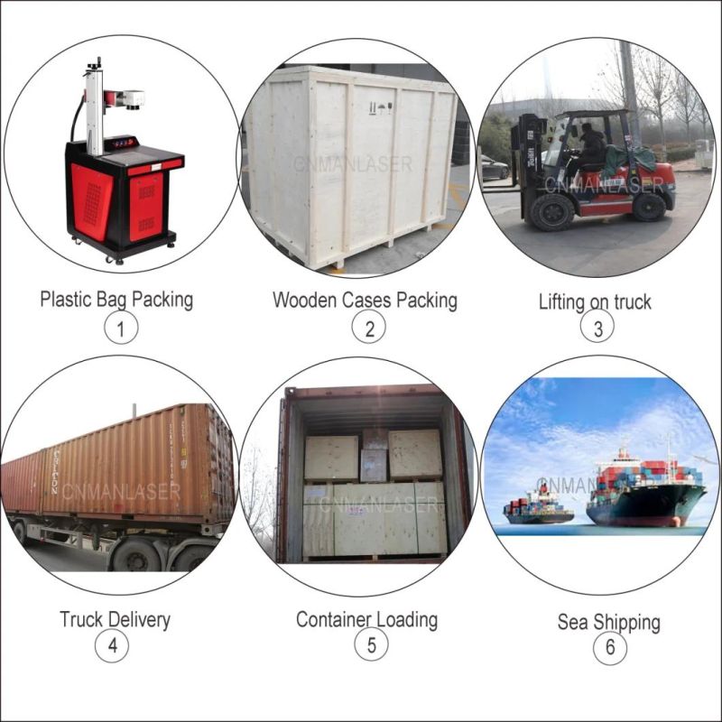 30W Engraving Stamp Fiber Laser Machinery for Bike Parts