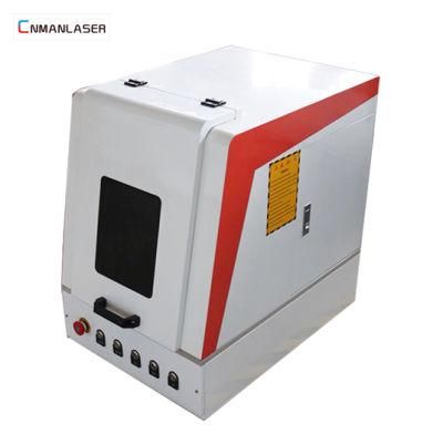 Ce FDA Certificates 20W Full Closed Fiber Metal Laser Marking Machine