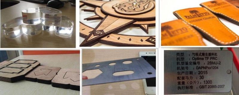 CNC Metal Nonmetals CO2 Laser Cutting Fiber Laser Engraving Marking Machine
