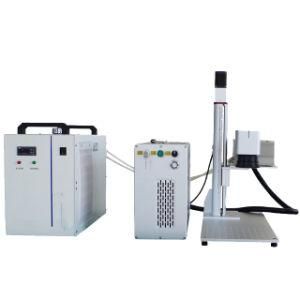 Mini Portable Rotary 30 Watt Metal Fiber Laser Marking Machine
