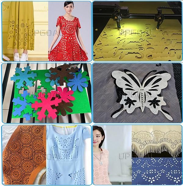 Two-Way Movable Dual Head Auto Feeding Fabric CO2 Laser Cutting Machine 300W 1600*1000mm