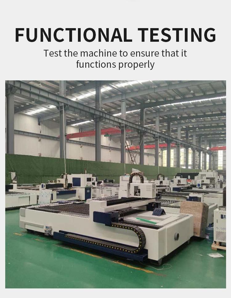 Used 4000W Tube Fiber Laser Cutting Machine for Agricultural Equipment