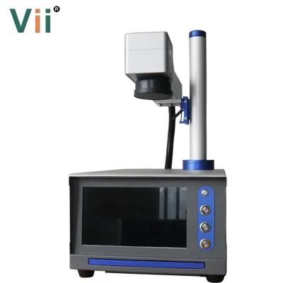 Mini Table 20W Static Air-Cooled Optical Laser Marking Machine for Metal, PE