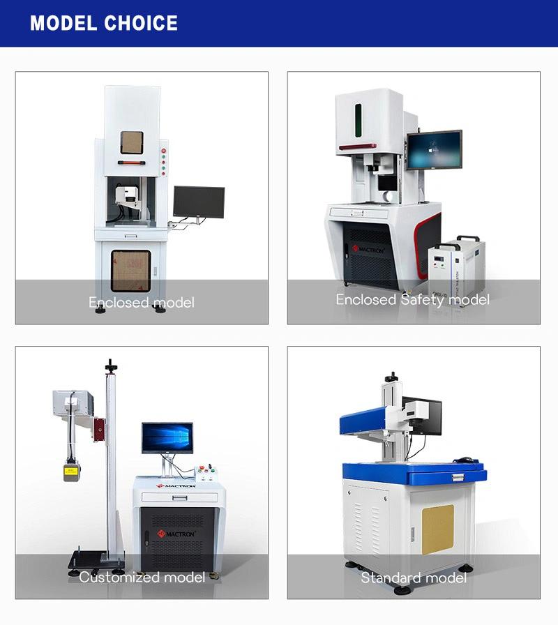 Mactron Metal Watches Camera UV Laser Marking Machine