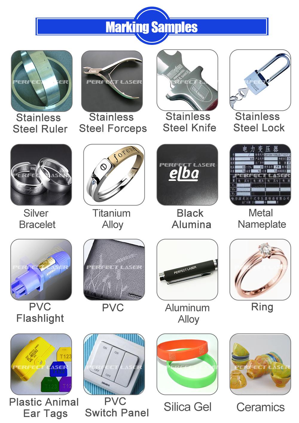 Portable Mini Fiber Laser Marking Machine for Metal Plastic Phone Case Pet Ear Tag