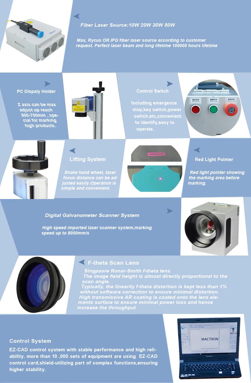 20W Portable Jewelry Fiber Laser Marking Machine Price