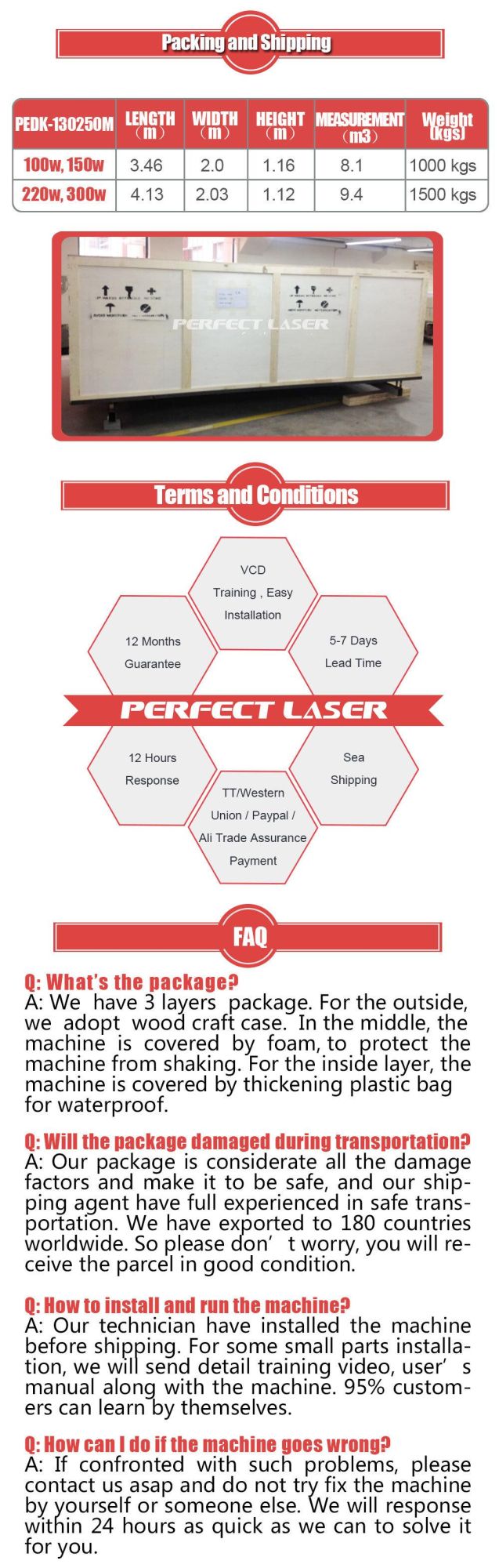 150W 180W CO2 Mixed Laser Cutting Machine for Metal Non-Metals