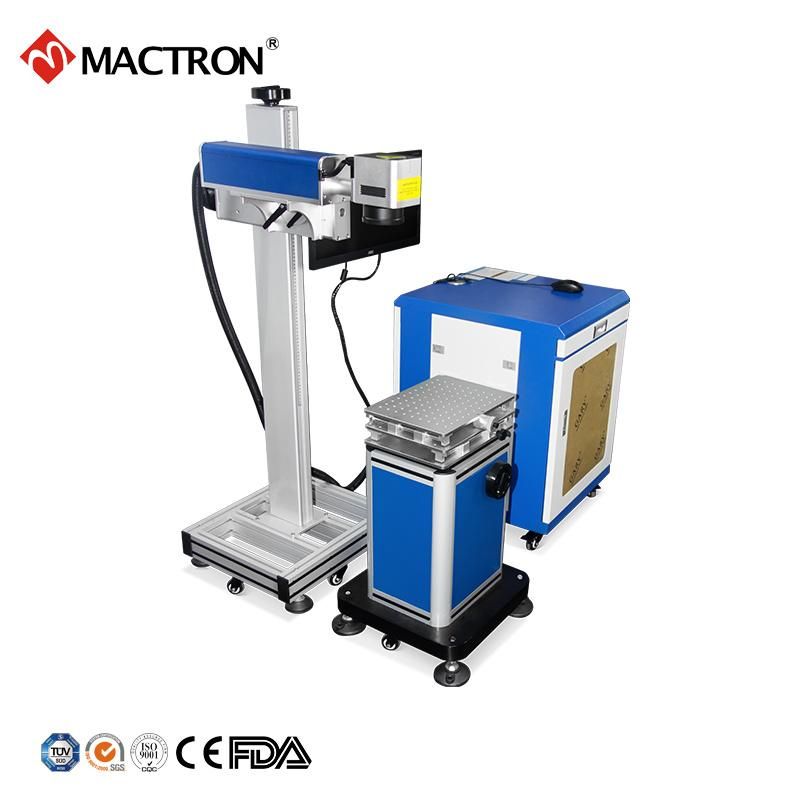 Wholesaler Customized Online Flying Type Fiber Laser Marking Machine for Metals Plastic