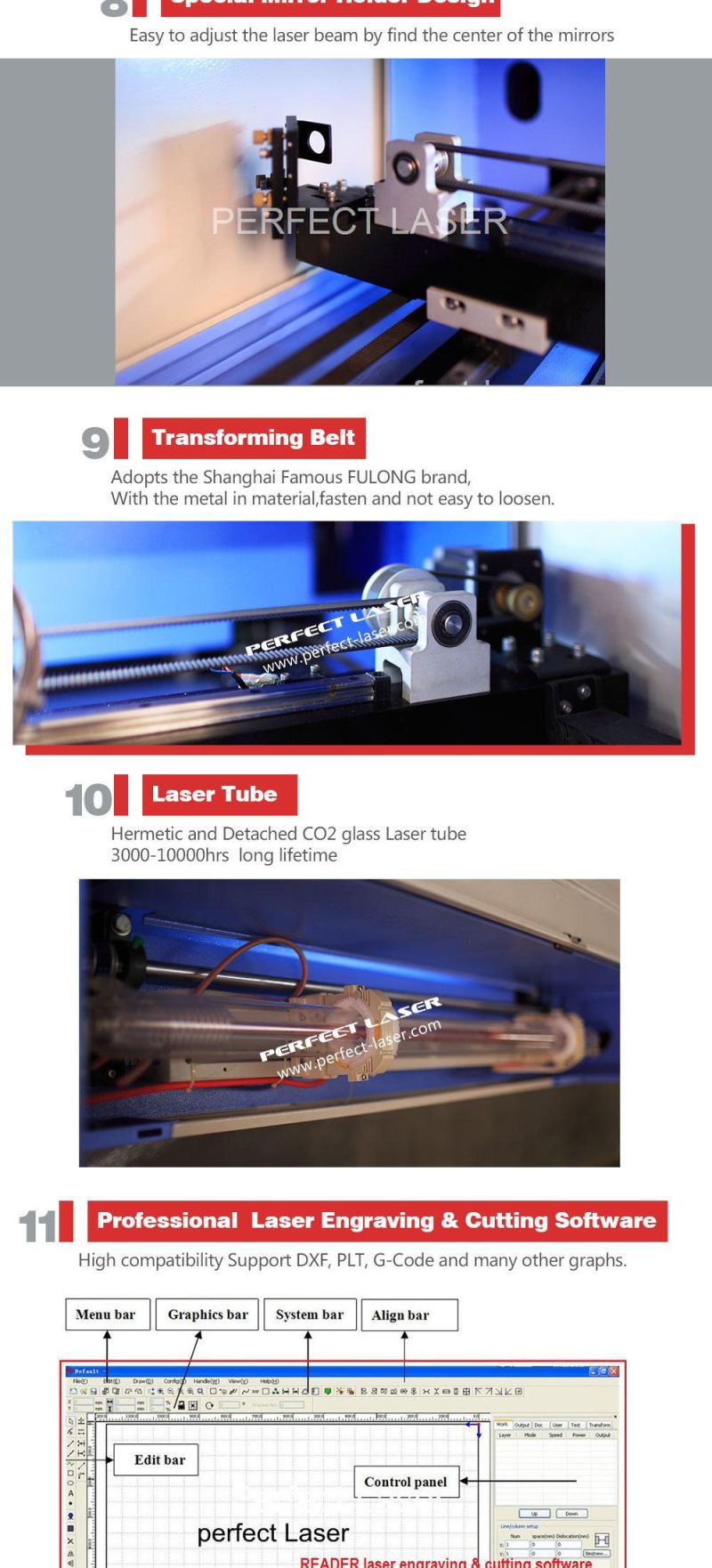Looking for Distributors 100W 150W 175W CO2 Laser Engraver Pedk-130250