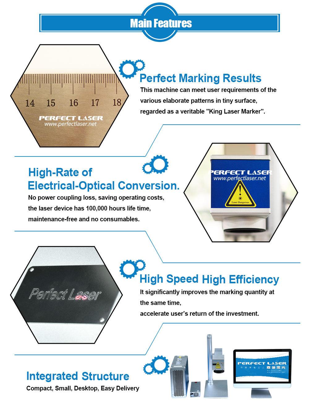 Mini 20W Fiber Laser Marking Machine with Computer