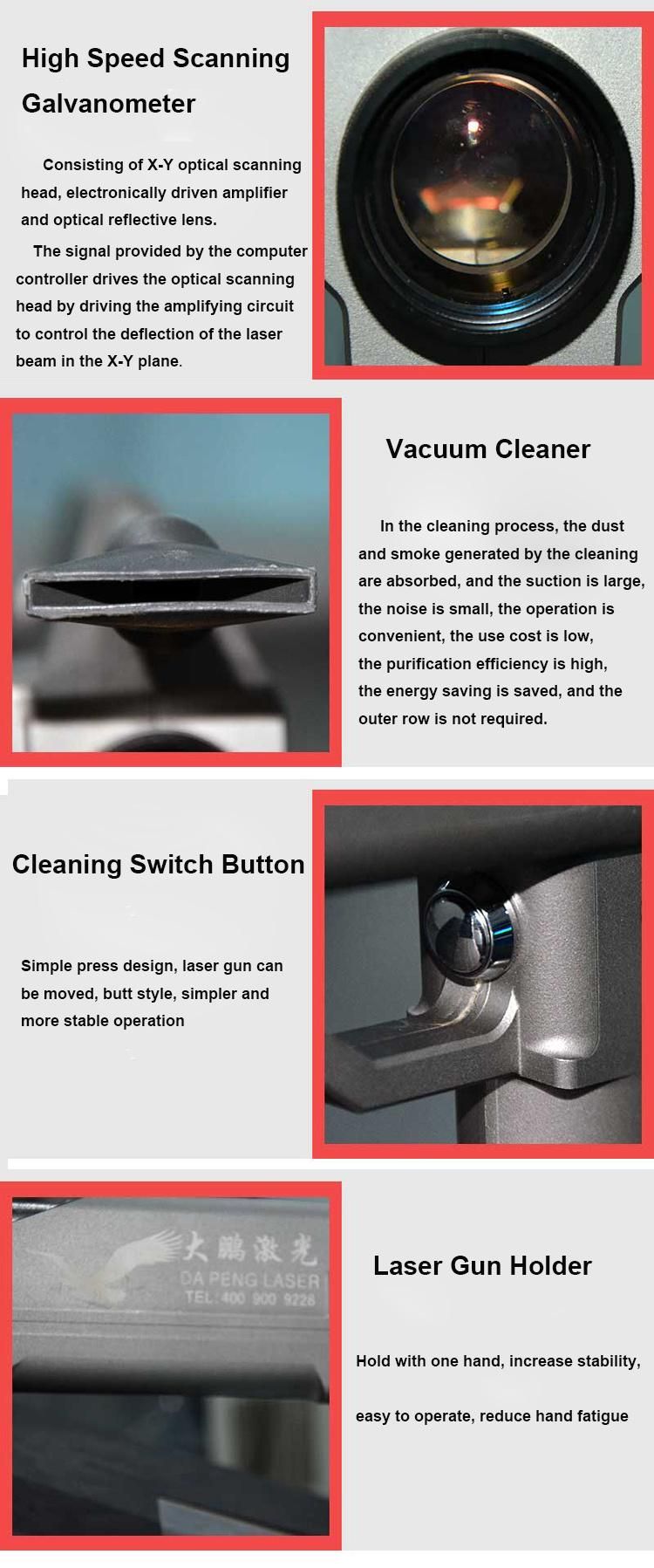 Good Price Metal Oil Paint Rust Remover Laser Cleaning Machine