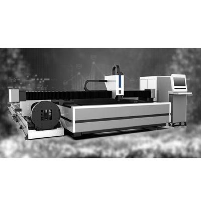 H Beam Fiber Laser Cutter Machine 4*8 Feet with Rotary Axis Low Price Manufacture Supplier Metal Cutter Fiber CNC Machine