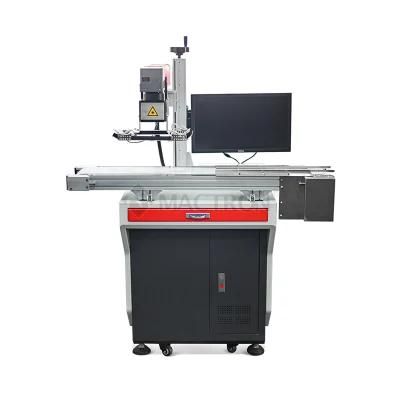 CCD Visual Positioning Fiber Laser Marking Machine for USB