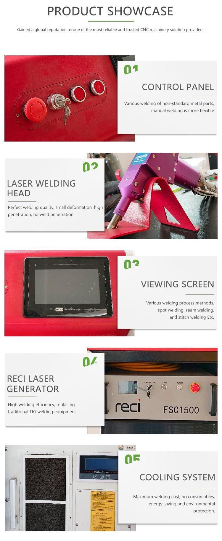 1000W Professional Fiber Laser Welding Machine with Certificate Hand Held Fiber Laser Welder Machine