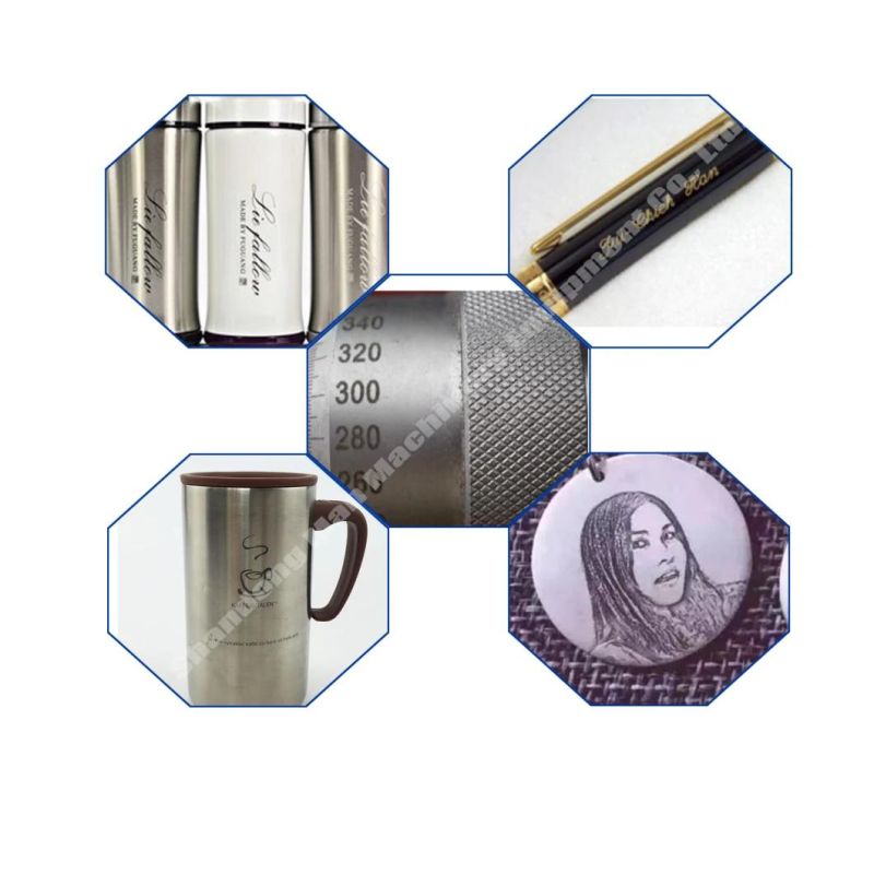 30W Fiber Laser Marking Machine for PVC/ Plastic/ Stainless Steel/ Silicon
