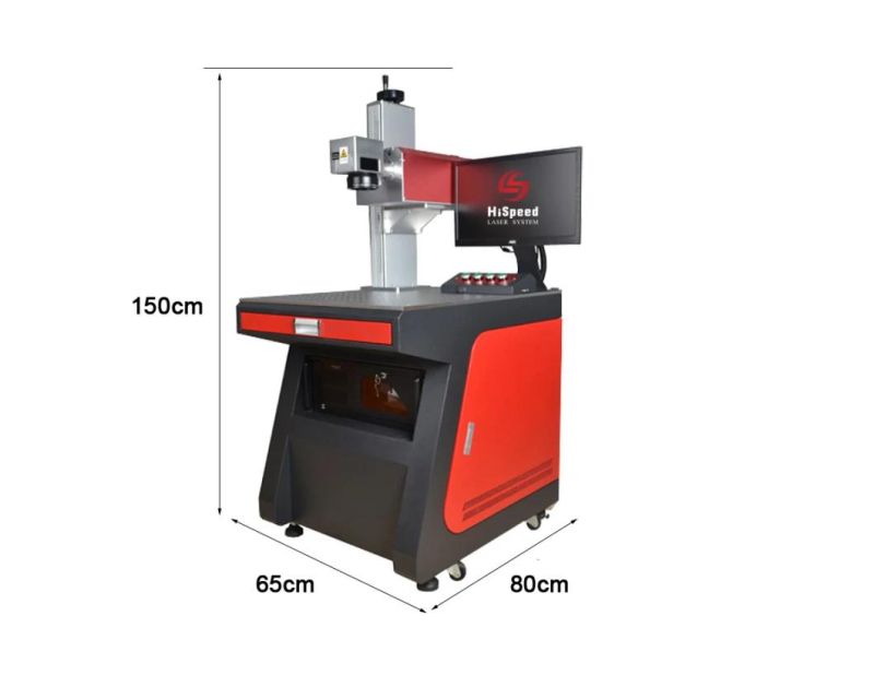 Ultrahigh Accuracy and Fineness Air Cooling Laser Logo Marking Equipment