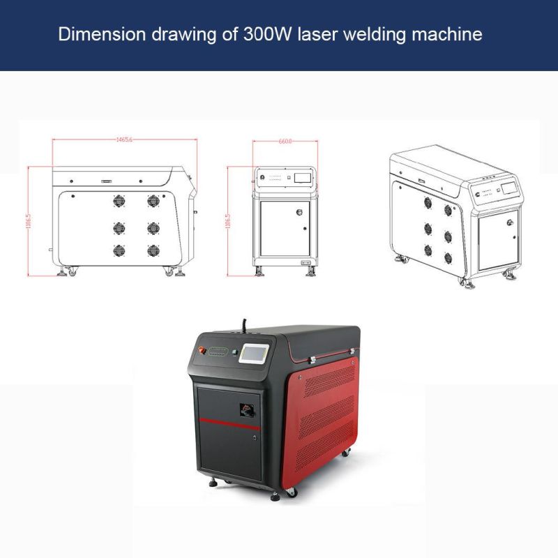 300W Optical Fiber Transmission Energy Negative Feedback Precision Welding Laser Welding Metal Host Machine
