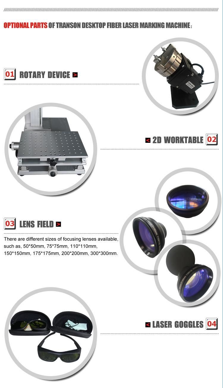 Safety 30W Galvo Scanner Semi Closed Fiber Laser Marker
