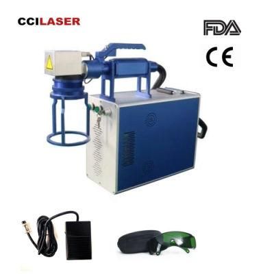 Low Price 20W 30W 50W Jewelry Gold Portable Fiber Laser Marking Machine for Metal Engraving