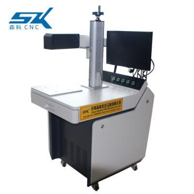 New Senke Design Hot Sale Multifunctional Fiber 20W 30W 50W Laser Wood Acrylic Fiber Marking Machines with White Color