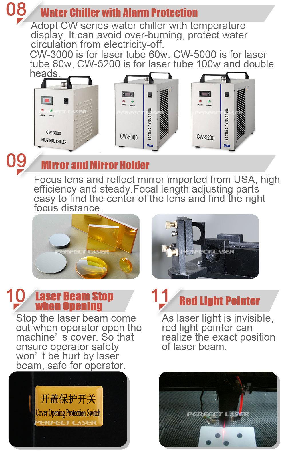 Double Head Laser Cutting Engraving Machine with CE ISO FDA