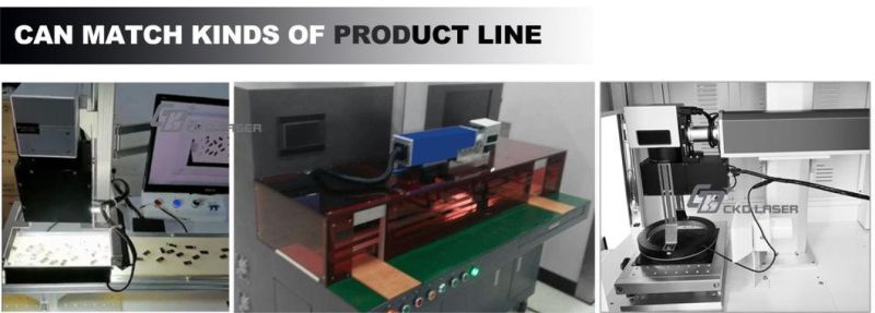 Vision Location Automatically Position Laser Branding Machine for Button Cover Plastic Box Ean Qr Bar Code