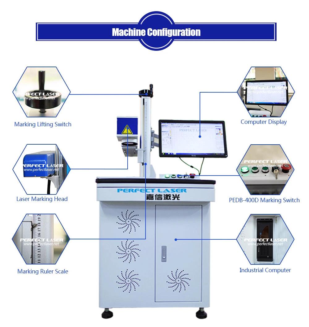 Rotary Device Ring Jewelry Engraving Fiber Marking Machine
