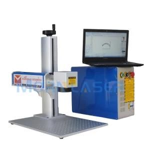 Portable Mini Metal Fiber Laser Marker Laser Marking Engraving Etching Laser Machine for Logo Printing Numbering Coding on Plastic Metal