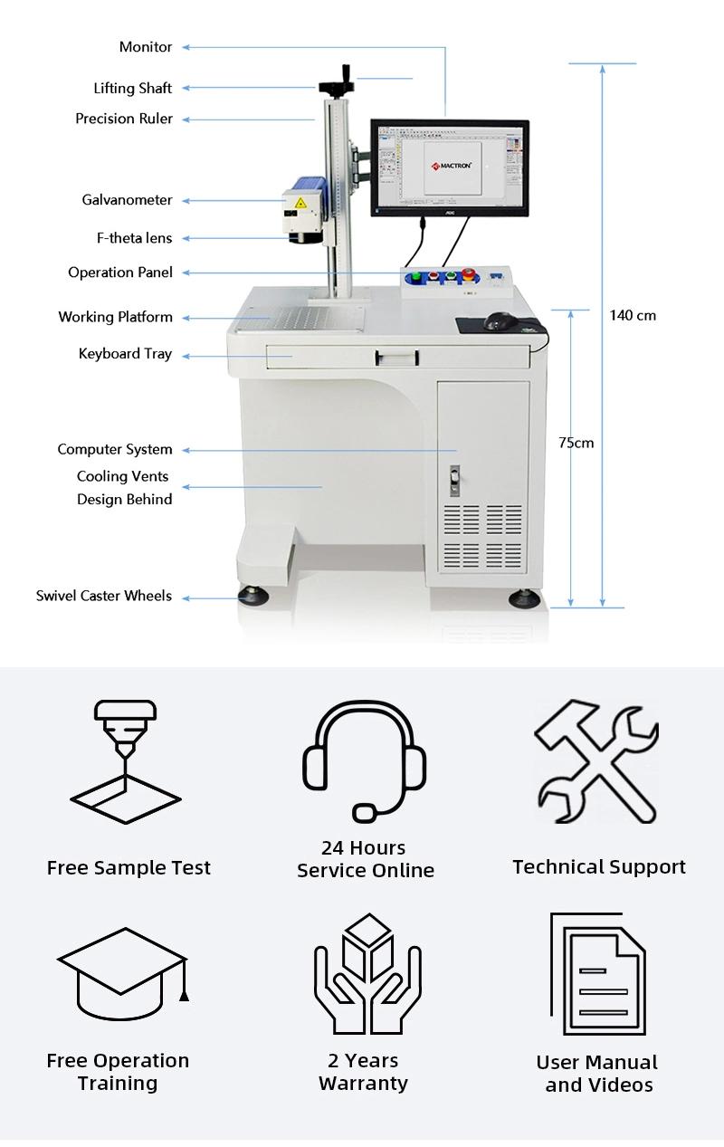 Fiber Laser Marking Machine with Ipg Laser Generator