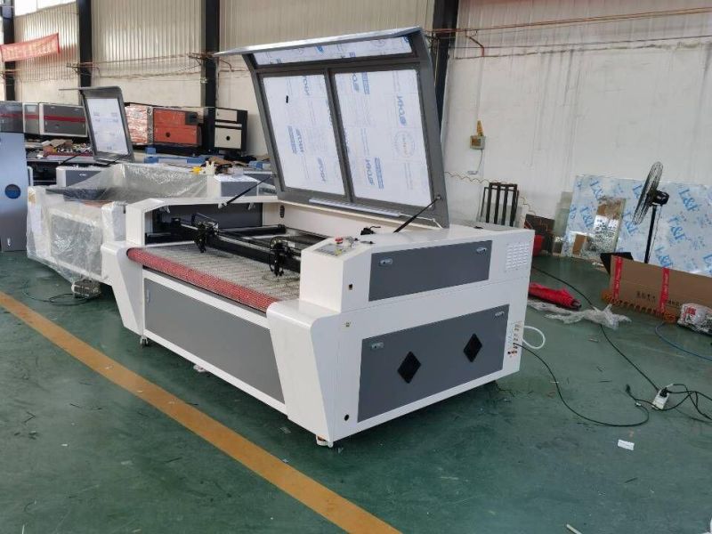 Auto Feeding CNC Laser Cutting Machine for Fabric Fiberglass Leather Garments Cloth 1610 with CCD
