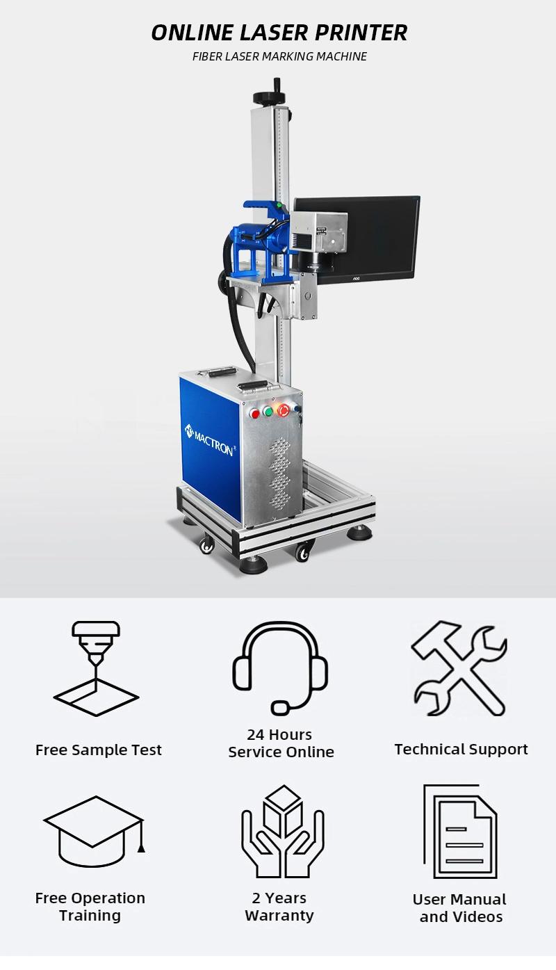 Portable Laser Engraving Machine CNC Metal Laser Printer for Plastic Bottle/Aluminium Stainless Steel/PVC Pipesl