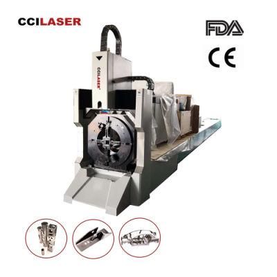 Tube Laser Cuttting Machine for Aluminium Carbon Steel Stainless Steel Copper Pipe