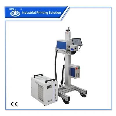 High Speed Automatic 5W Fly UV Laser Marking Printing Machine for Mask, Plastic Metal with CE Certification